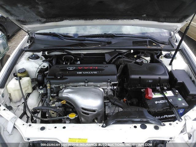 4T1BE32K24U338746 - 2004 TOYOTA CAMRY LE/XLE/SE თეთრი ფოტო 10
