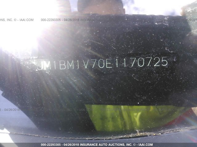 JM1BM1V70E1170725 - 2014 MAZDA 3 TOURING SILVER photo 9