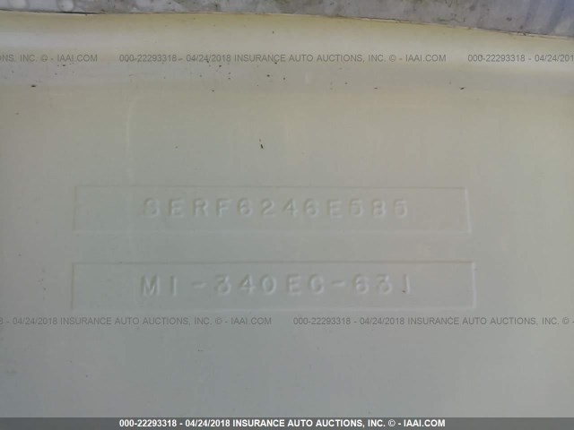 SERF6246E585 - 1985 SEA RAY BOAT  WHITE photo 9