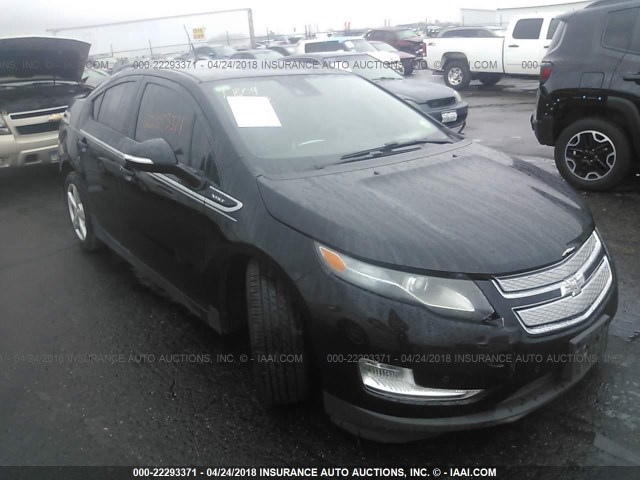 1G1RB6E47EU136747 - 2014 CHEVROLET VOLT BLACK photo 1