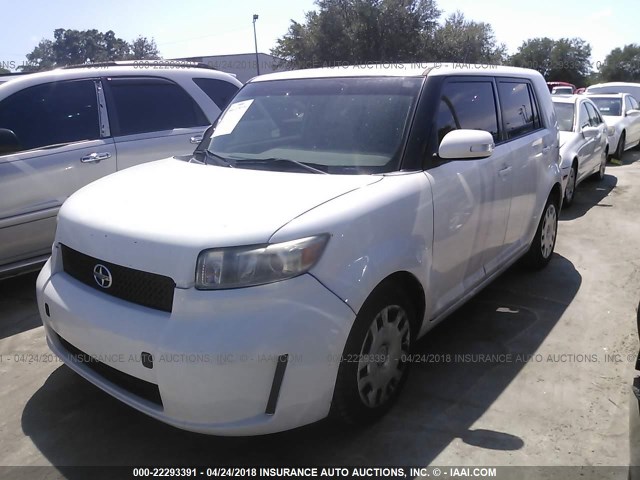 JTLKE50E781059981 - 2008 TOYOTA SCION XB თეთრი ფოტო 2