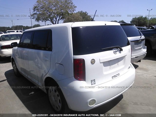 JTLKE50E781059981 - 2008 TOYOTA SCION XB თეთრი ფოტო 3
