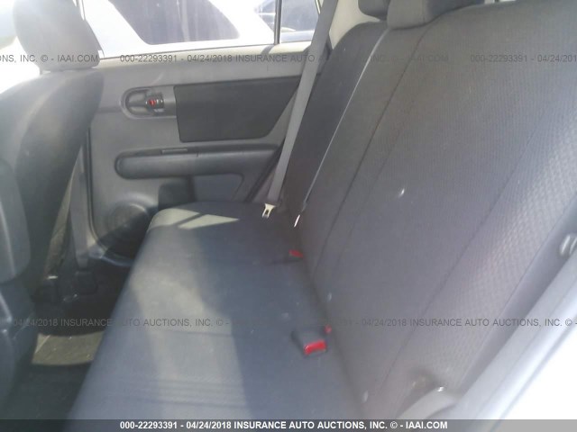 JTLKE50E781059981 - 2008 TOYOTA SCION XB თეთრი ფოტო 8