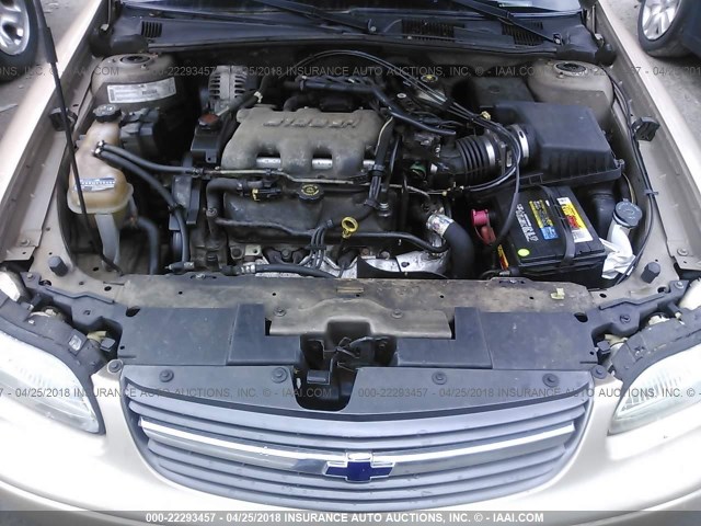 1G1NE52J716179462 - 2001 CHEVROLET MALIBU LS 金色 照片 10