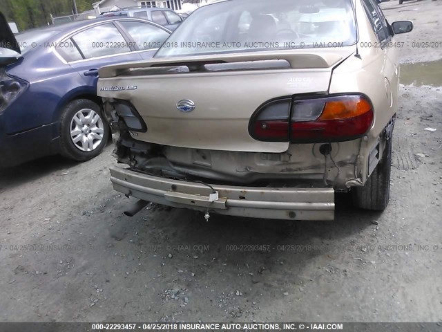 1G1NE52J716179462 - 2001 CHEVROLET MALIBU LS 金色 照片 6