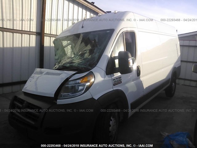 3C6URVJGXHE524833 - 2017 RAM PROMASTER 3500 3500 HIGH WHITE photo 2