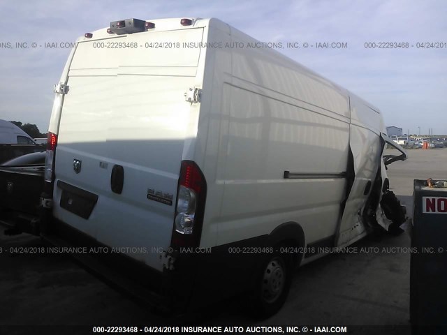 3C6URVJGXHE524833 - 2017 RAM PROMASTER 3500 3500 HIGH WHITE photo 4