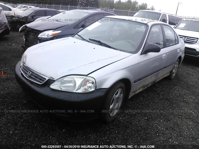 2HGEJ6514XH906943 - 1999 HONDA CIVIC SE SILVER photo 2