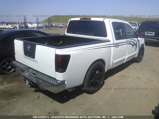 1N6AA07A37N232795 - 2007 NISSAN TITAN XE/SE/LE WHITE photo 4