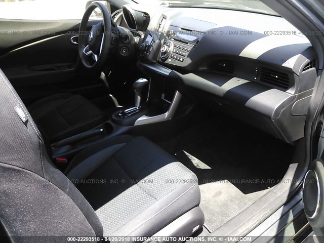 JHMZF1D45ES001809 - 2014 HONDA CR-Z GRAY photo 5