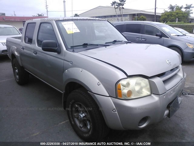 1N6ED27T54C402491 - 2004 NISSAN FRONTIER CREW CAB XE V6 GRAY photo 1