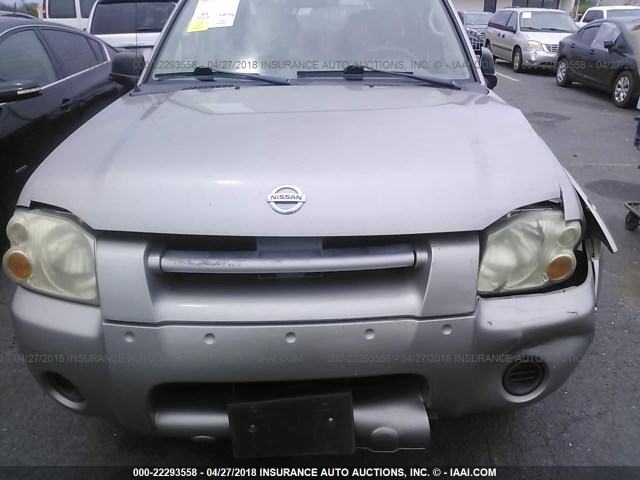 1N6ED27T54C402491 - 2004 NISSAN FRONTIER CREW CAB XE V6 GRAY photo 6