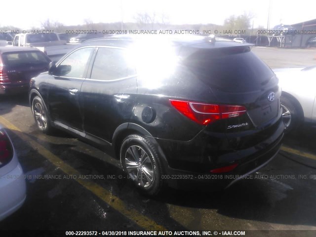 5XYZU3LB5DG015071 - 2013 HYUNDAI SANTA FE SPORT  BLACK photo 3