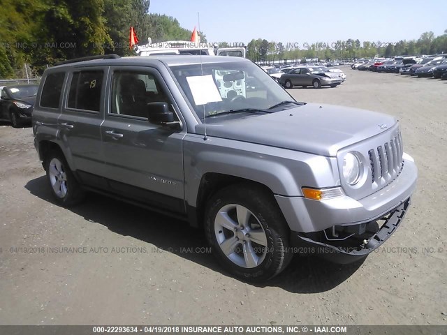 1C4NJPBB2ED752907 - 2014 JEEP PATRIOT SPORT SILVER photo 1