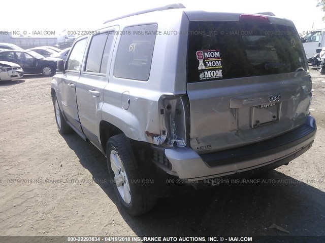 1C4NJPBB2ED752907 - 2014 JEEP PATRIOT SPORT SILVER photo 6