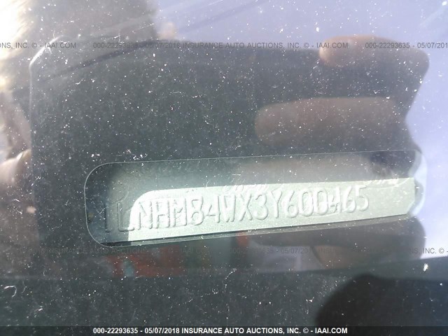 1LNHM84WX3Y600465 - 2003 LINCOLN TOWN CAR EXECUTIVE L BLACK photo 9