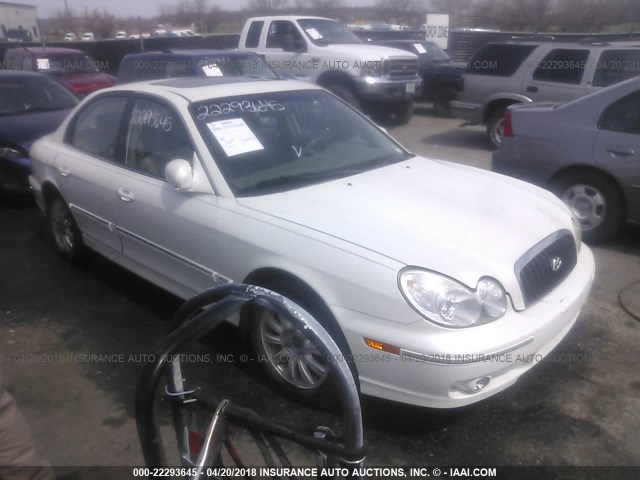 KMHWF35HX3A869708 - 2003 HYUNDAI SONATA GLS/LX WHITE photo 1