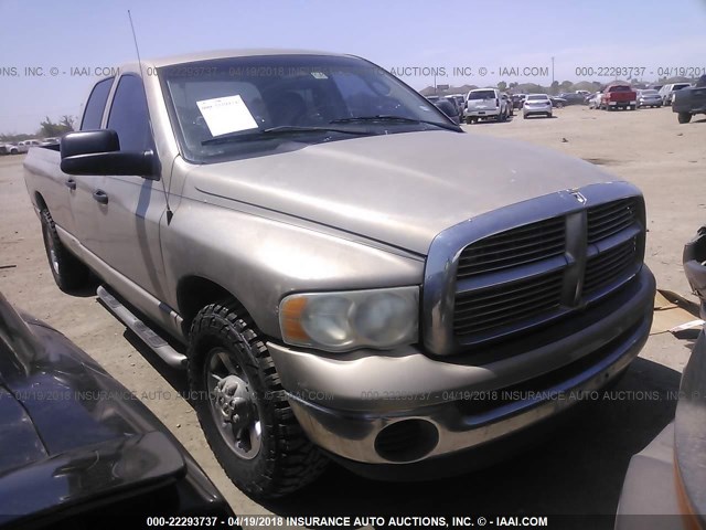 3D7KA28633G703138 - 2003 DODGE RAM 2500 ST/SLT TAN photo 1