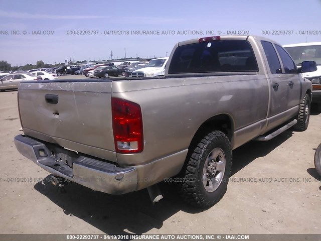 3D7KA28633G703138 - 2003 DODGE RAM 2500 ST/SLT 棕色 照片 4