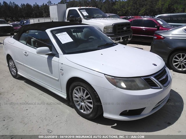 YS3FB79Y786003680 - 2008 SAAB 9-3 2.0T WHITE photo 1