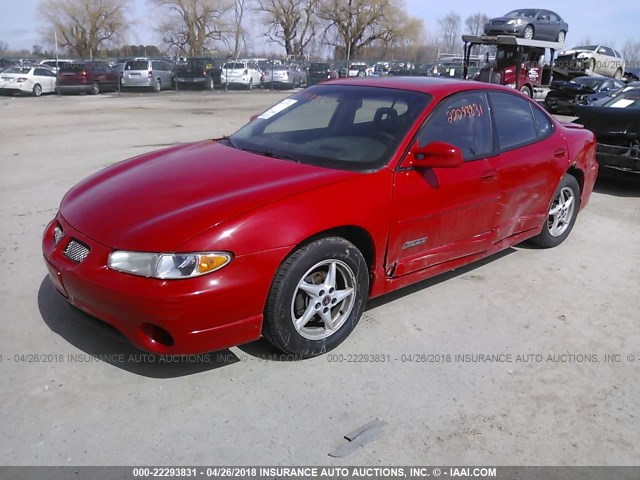 1G2WR52193F142873 - 2003 PONTIAC GRAND PRIX GTP RED photo 2