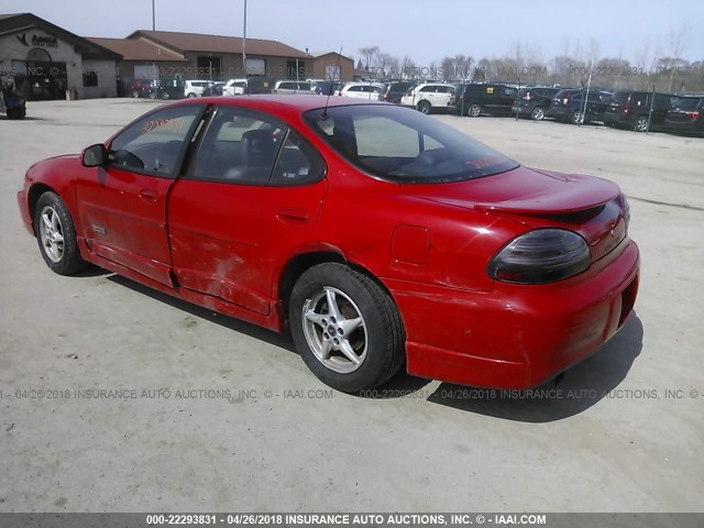 1G2WR52193F142873 - 2003 PONTIAC GRAND PRIX GTP RED photo 3