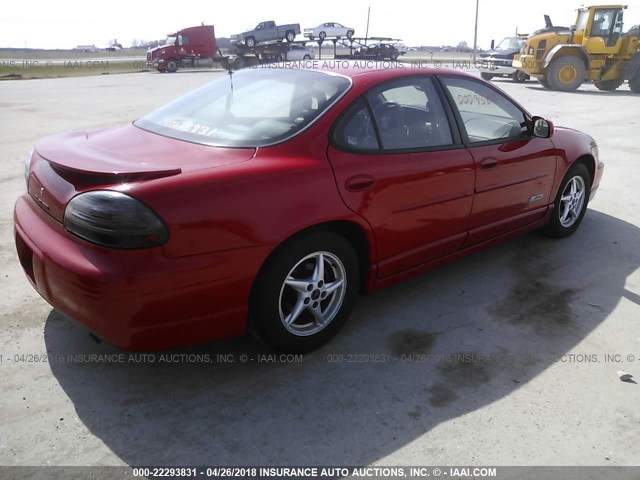 1G2WR52193F142873 - 2003 PONTIAC GRAND PRIX GTP RED photo 4