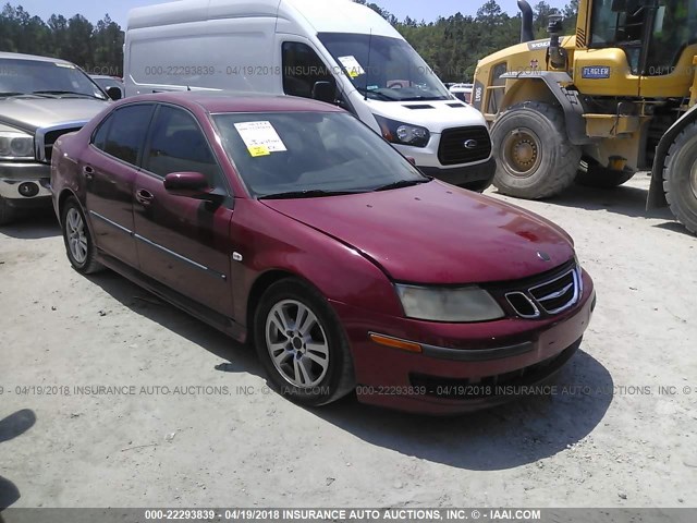 YS3FD49Y271104050 - 2007 SAAB 9-3 2.0T RED photo 1