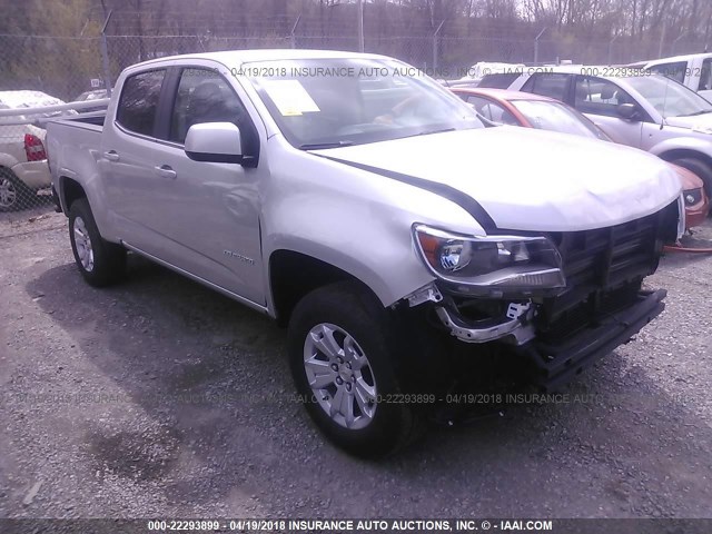 1GCGSCEN5J1115168 - 2018 CHEVROLET COLORADO LT SILVER photo 1