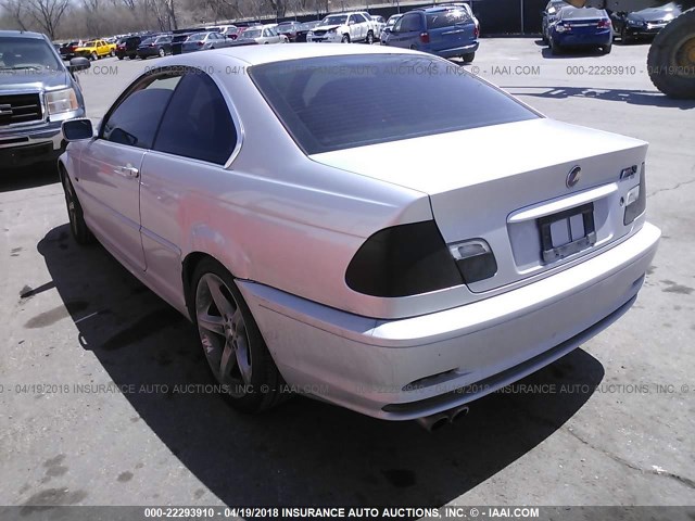 WBABN53401JU33641 - 2001 BMW 330 CI SILVER photo 3