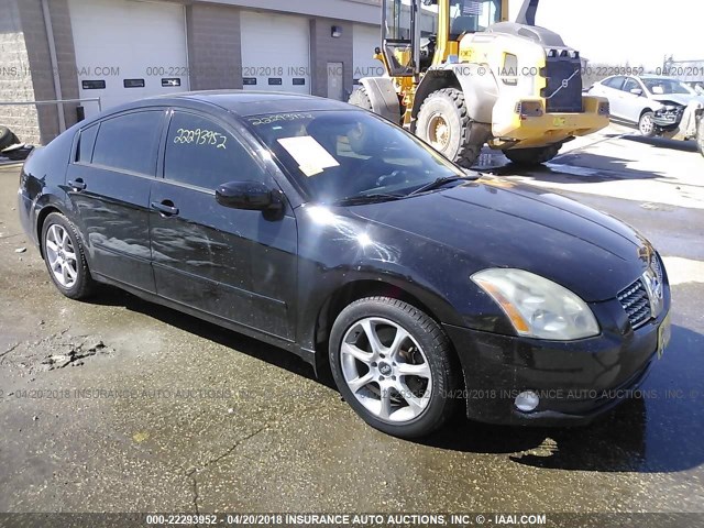 1N4BA41E75C861159 - 2005 NISSAN MAXIMA SE/SL BLACK photo 1