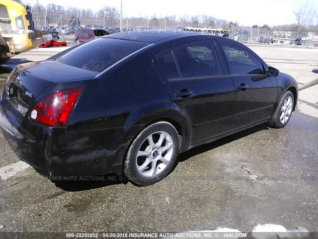 1N4BA41E75C861159 - 2005 NISSAN MAXIMA SE/SL BLACK photo 4