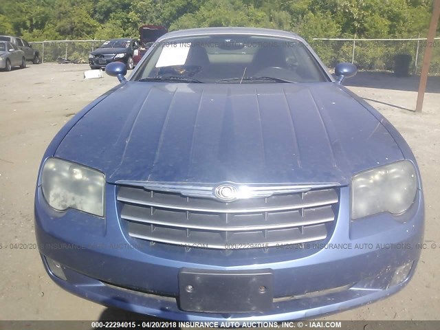 1C3AN69L75X038740 - 2005 CHRYSLER CROSSFIRE LIMITED BLUE photo 6