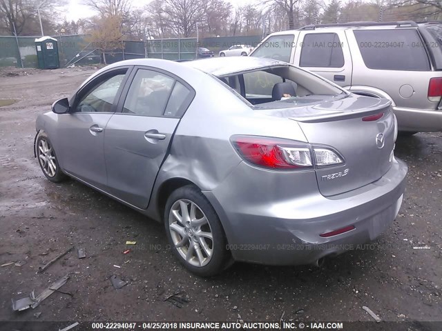 JM1BL1W54C1513033 - 2012 MAZDA 3 S GRAY photo 3