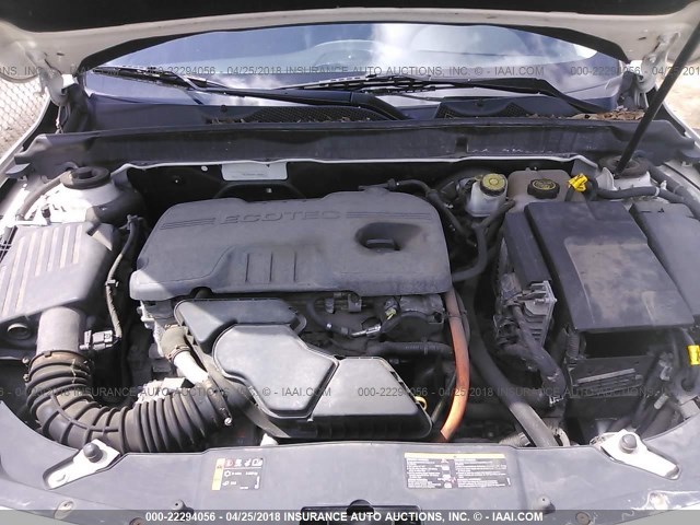 1G11D5RR4DF116501 - 2013 CHEVROLET MALIBU 1LT 白色 照片 10