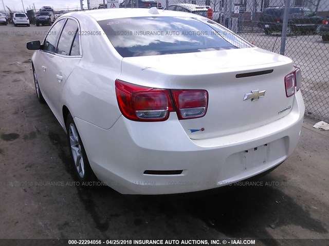 1G11D5RR4DF116501 - 2013 CHEVROLET MALIBU 1LT 白色 照片 3