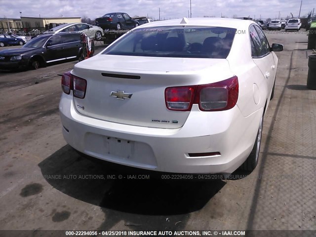 1G11D5RR4DF116501 - 2013 CHEVROLET MALIBU 1LT 白色 照片 4