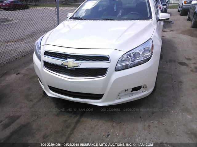 1G11D5RR4DF116501 - 2013 CHEVROLET MALIBU 1LT 白色 照片 6
