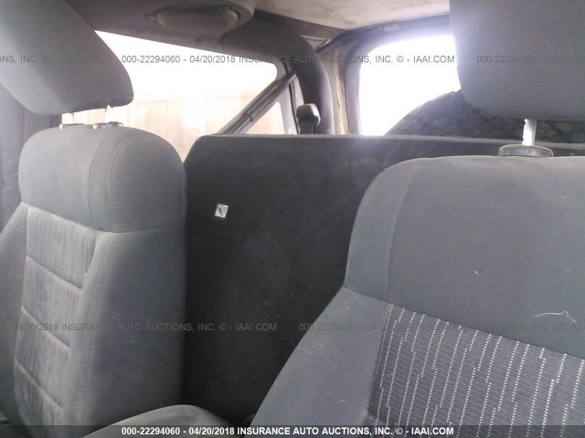 1C4AJWAG6CL169927 - 2012 JEEP WRANGLER SPORT ვერცხლისფერი ფოტო 8