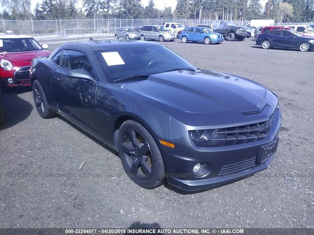 2G1FT1EW4A9214364 - 2010 CHEVROLET CAMARO SS Gris foto 1