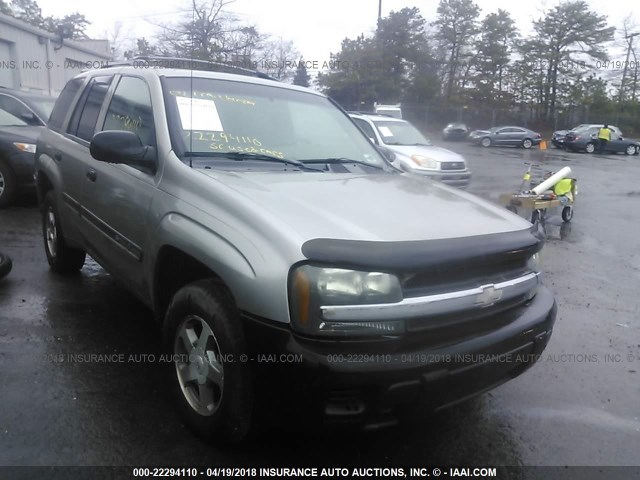 1GNDT13S122290677 - 2002 CHEVROLET TRAILBLAZER  GRAY photo 1