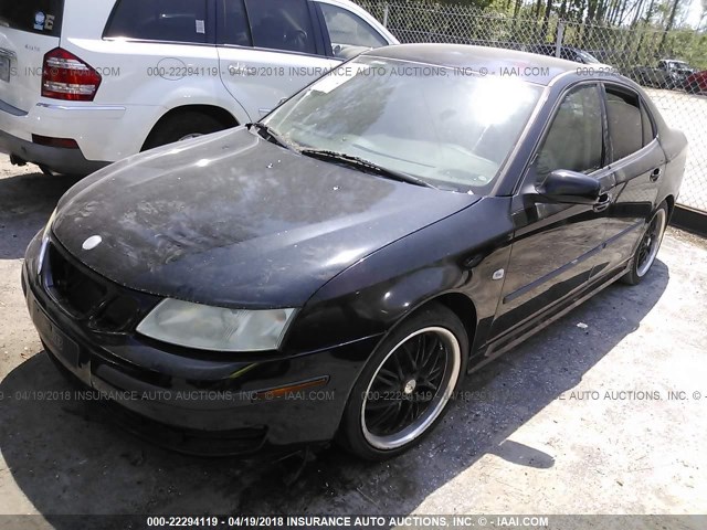 YS3FD49Y961130336 - 2006 SAAB 9-3 BLACK photo 2