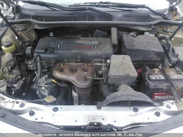 4T1BE46K49U372906 - 2009 TOYOTA CAMRY SE/LE/XLE SILVER photo 10