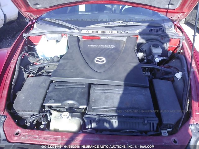 JM1FE173970213654 - 2007 MAZDA RX8 წითელი ფოტო 10