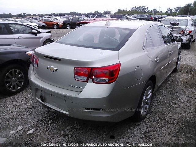 1G11C5SL3EF277500 - 2014 CHEVROLET MALIBU 1LT Champagne photo 4