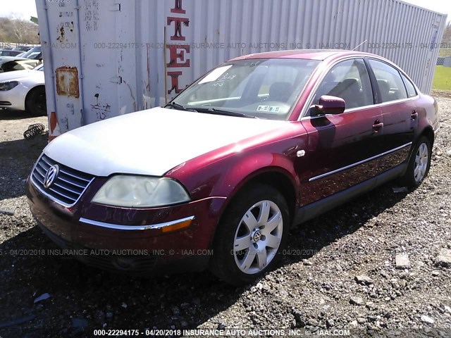 WVWRH63B03P042227 - 2003 VOLKSWAGEN PASSAT GLX 红色 照片 2