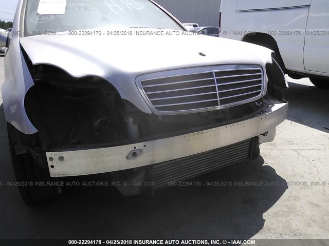 WDBRF40J54F543805 - 2004 MERCEDES-BENZ C 230K SPORT SEDAN SILVER photo 6