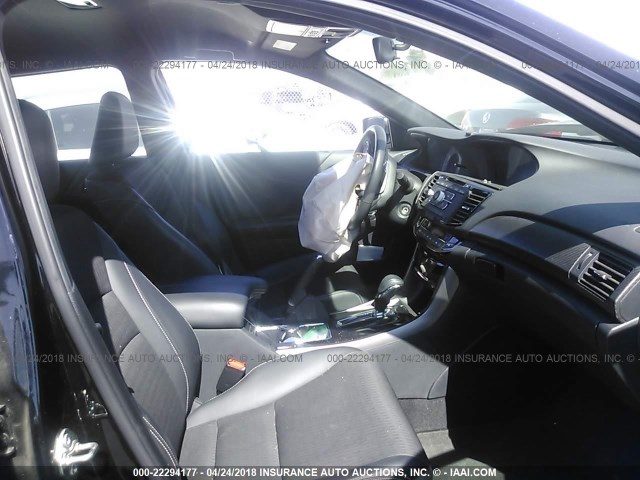 1HGCR2F51GA093263 - 2016 HONDA ACCORD SPORT BLACK photo 5