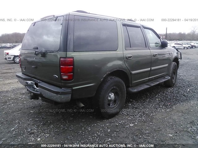 1FMPU16LX1LA45159 - 2001 FORD EXPEDITION XLT 绿色 照片 4