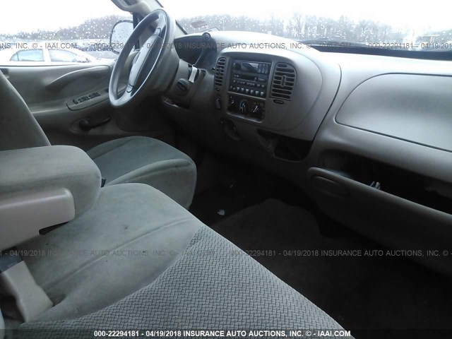 1FMPU16LX1LA45159 - 2001 FORD EXPEDITION XLT 绿色 照片 5